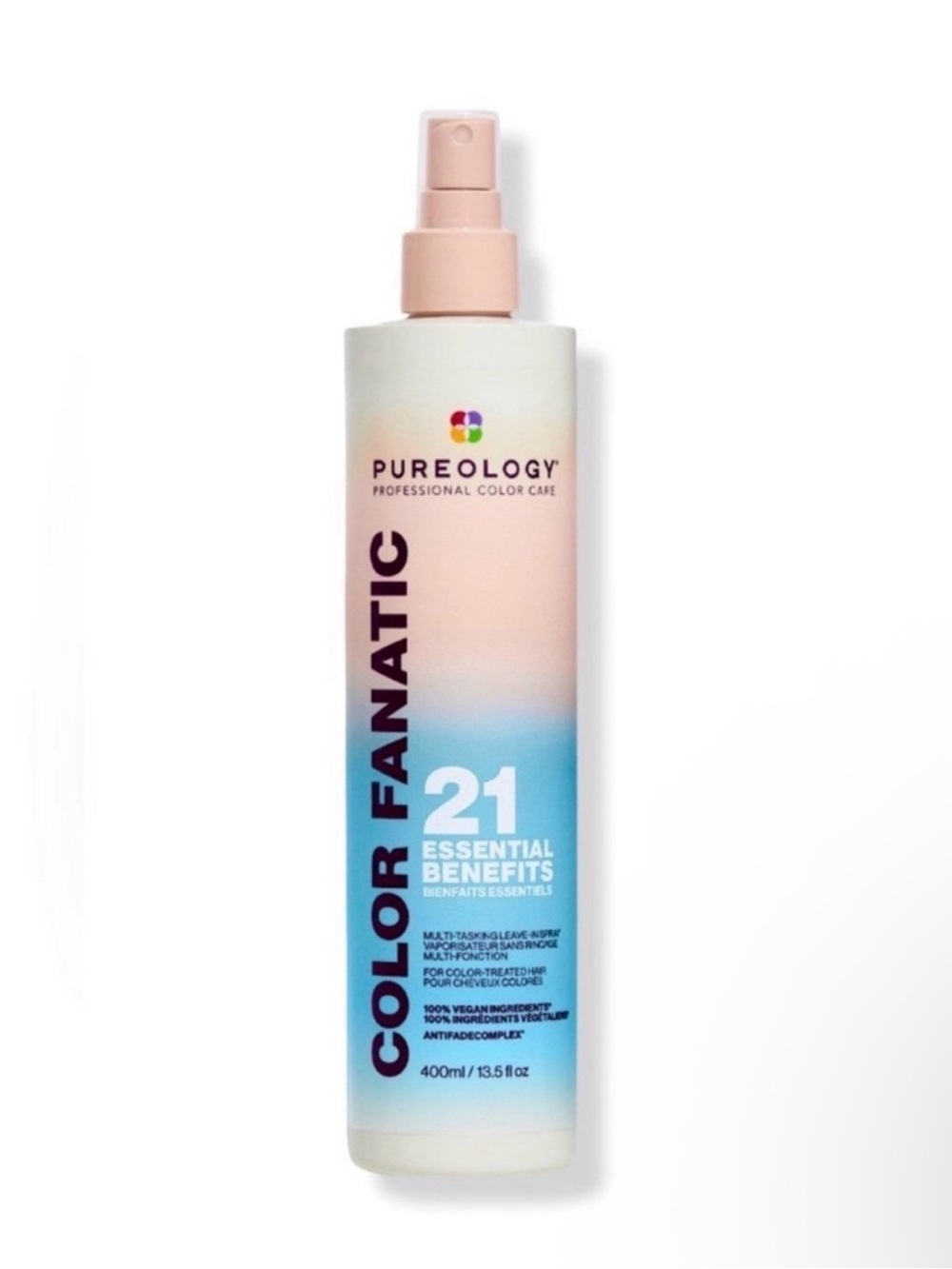 Pureology 21 Essential Color Fanatic Multi-Tasking Leave-In Spray 13.5oz New